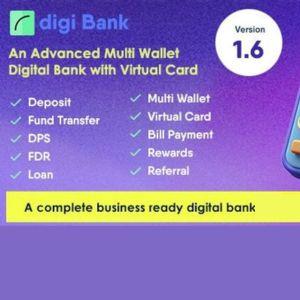 Digibank - Advanced Multi Wallet Digital Banking System with Virtual Card