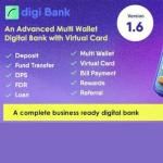 Digibank - Advanced Multi Wallet Digital Banking System with Virtual Card